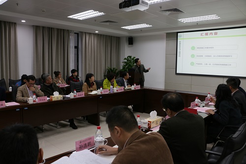 栾天罡书记汇报党建工作